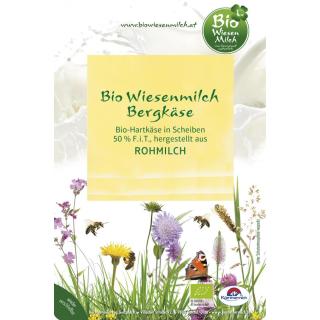 Bio Wiesenmilch Bergkäse