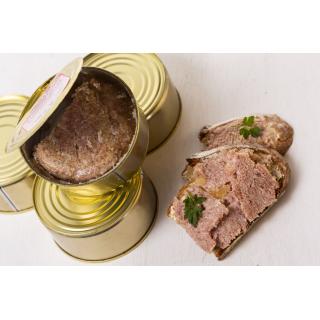 Bregenwurst, gekocht in Dose