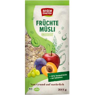 Früchte-Müsli ungesüßt